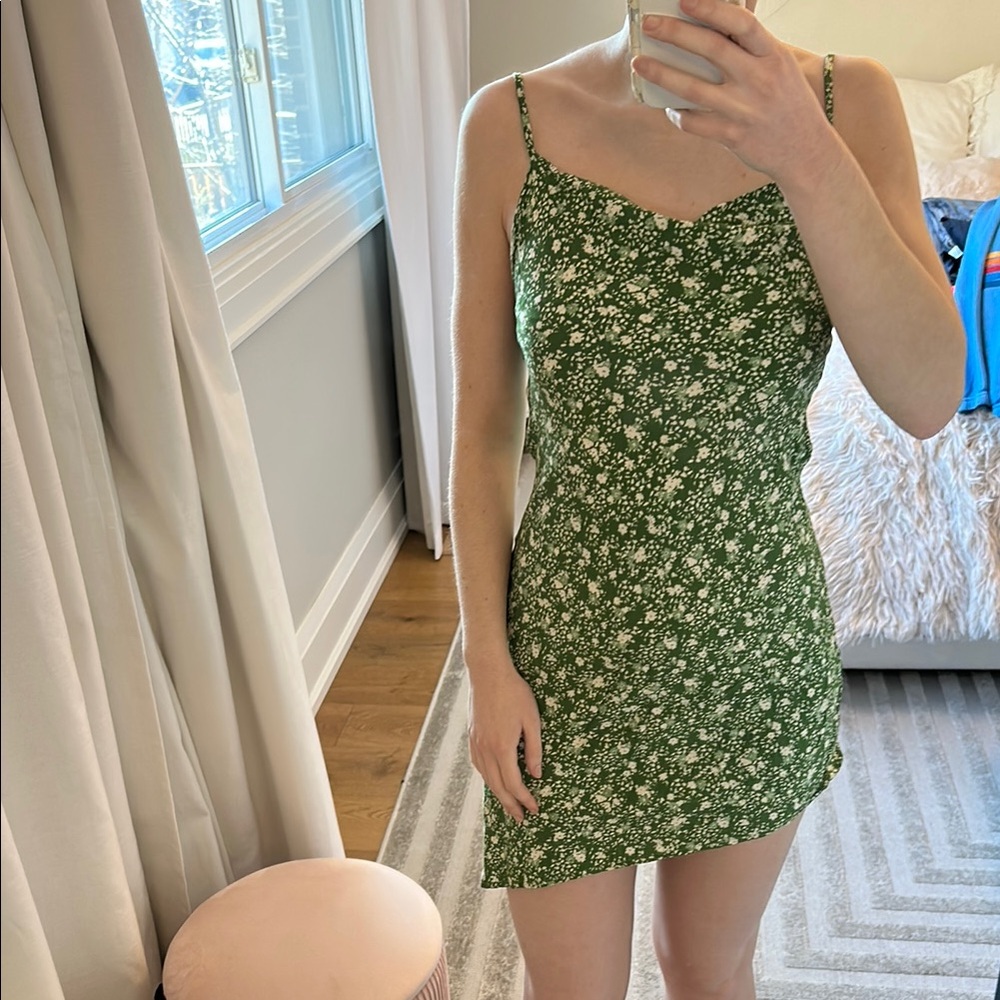Audrey 3 + 1 Floral Spaghetti Strap Dress